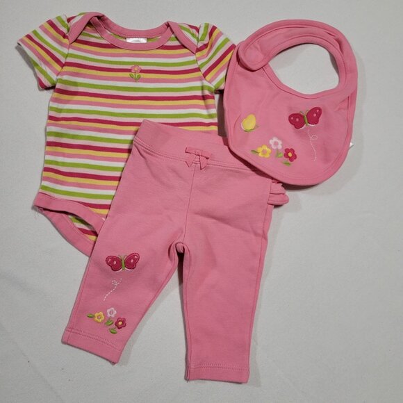 Gymboree Brand New Baby Butterfly 0-3 month Lot. VGUC & NWT. Mixed Bin Z26 - Picture 1 of 4